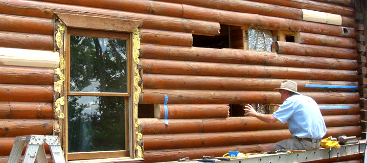 Log Home Repair Bellbrook, Ohio